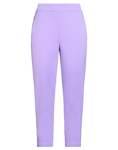 CARLA G. Casual pants Lilac 92% Polyamide, 8% Elastane