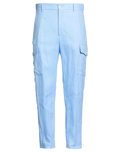 BRIAN DALES Hosen Hellblau 53% Leinen, 47% Polyamid