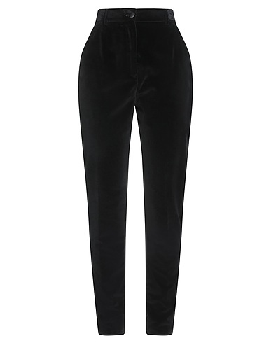 DOLCE&GABBANA Casual trouser Black 88% Cotton, 9% Silk, 3% Polyester
