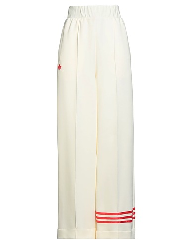 ADIDAS ORIGINALS Casual trouser Cream 53% Cotton, 47% Recycled polyester