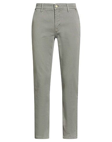 JECKERSON Denim trousers Grey 97% Cotton, 3% Elastane