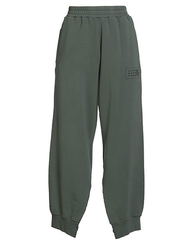 MM6 MAISON MARGIELA Casual trouser Military green 100% Cotton