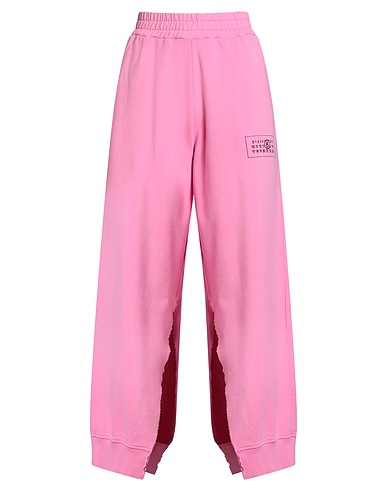 MM6 MAISON MARGIELA Casual trouser Pink 100% Cotton