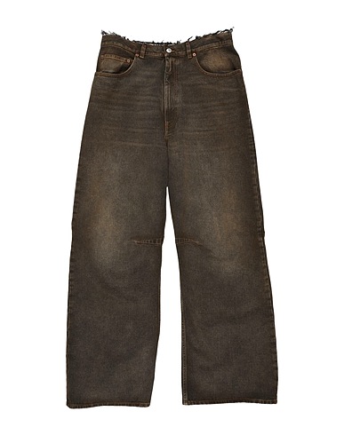MM6 MAISON MARGIELA Denim pants Khaki 100% Cotton