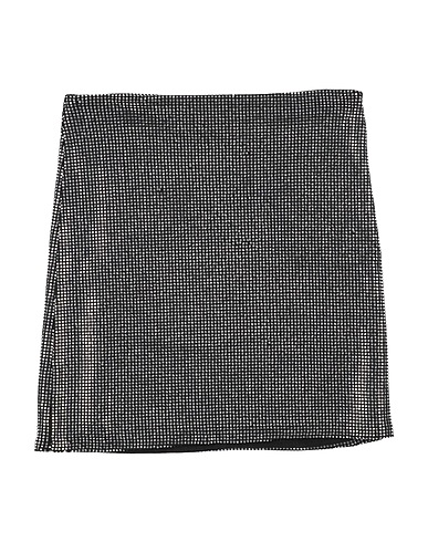 FUN & FUN Jupe COUTURE Noir 98% Polyester, 2% Élasthanne