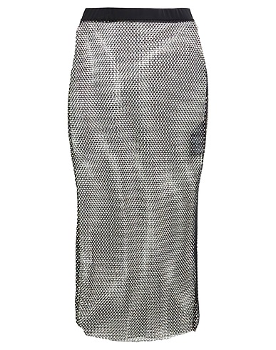 PATRIZIA PEPE Юбка миди 96% Полиэстер, 4% Эластан, Полиамид, Стекло