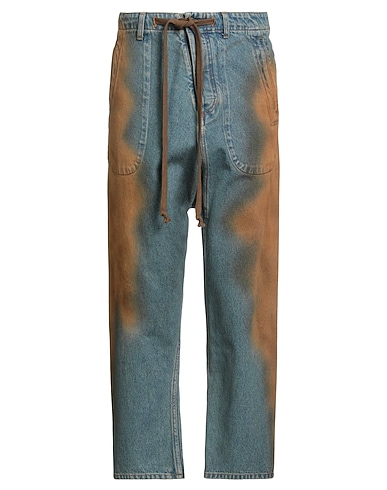 UMA WANG Denim trousers Blue 100% Cotton