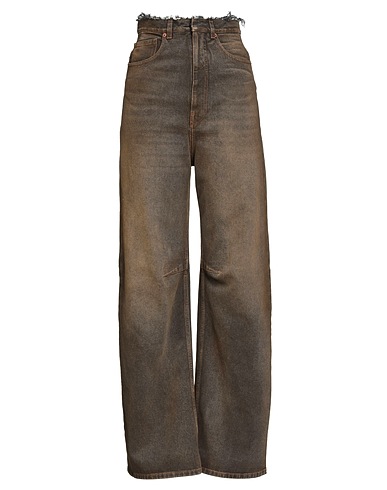 MM6 MAISON MARGIELA Denim pants Khaki 100% Cotton