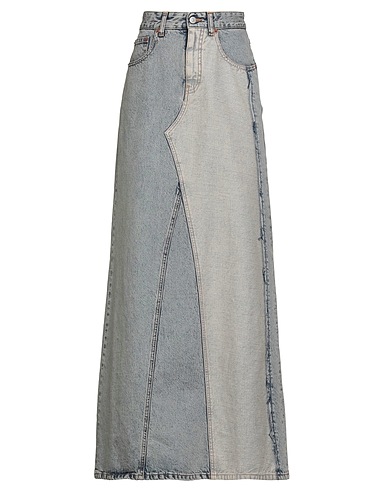MM6 MAISON MARGIELA デニムスカート ブルー コットン 100%