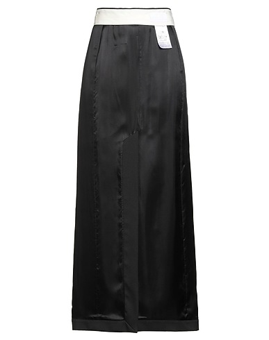 MM6 MAISON MARGIELA Long skirt Black 100% Viscose