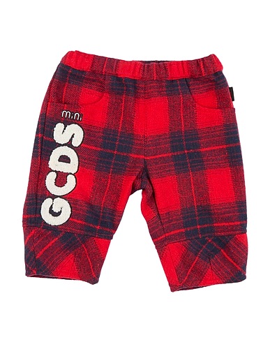 GCDS MINI Casual pants Red 53% Polyester, 30% Cotton, 13% Viscose, 2% Acrylic, 2% Polyamide