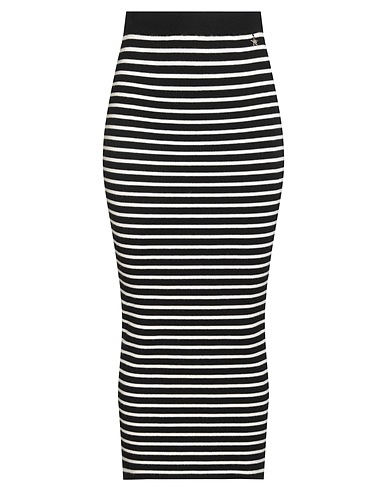 SOUVENIR Midi skirt Black 50% Viscose, 31% Polyester, 19% Polyamide