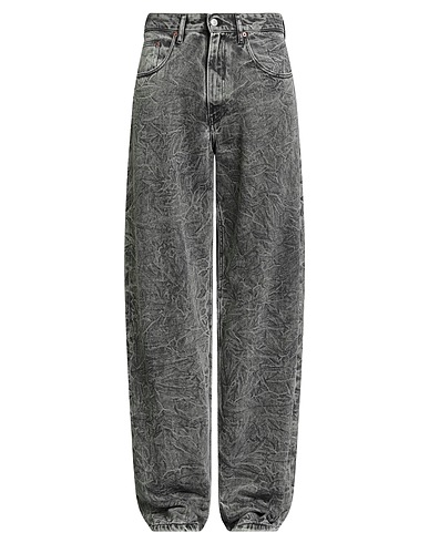 MM6 MAISON MARGIELA Denim trousers Charcoal 100% Cotton