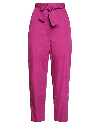 EMME by MARELLA Casual pants Fuchsia 100% Cotton