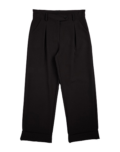 MANILA GRACE Pantalone Nero 93% Poliestere, 7% Elastan