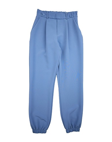 MEILISA BAI Casual pants Light blue 88% Polyester, 12% Elastane