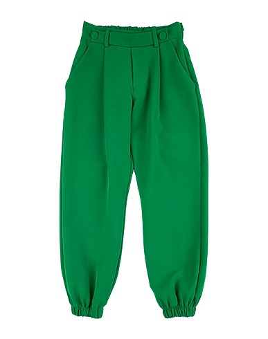 MEILISA BAI Casual trouser Green 88% Polyester, 12% Elastane