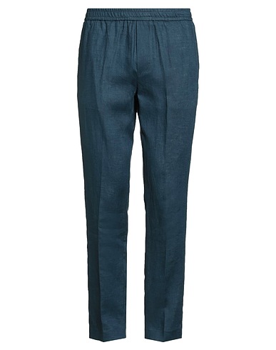 LIU •JO MAN Pantalone Blu navy 100% Lino
