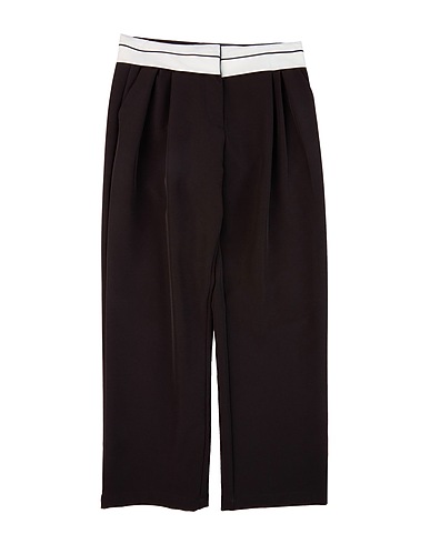 MANILA GRACE Pantalone Nero 93% Poliestere, 7% Elastan