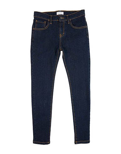 GAUDÌ Denim trousers Blue 99% Cotton, 1% Elastane