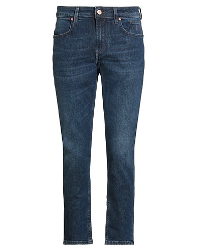 JECKERSON Denim trousers Blue 93% Cotton, 5% Elastomultiester, 2% Elastane