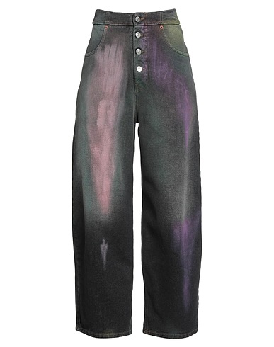MM6 MAISON MARGIELA Denim trousers Grey 100% Cotton