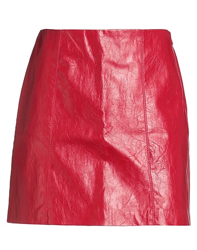 I BLUES Mini skirt 74% Viscose, 15% Polyester, 7% Cotton, 4% Metallic fiber