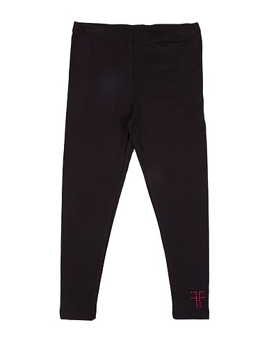 FRACOMINA MINI Leggings Nero 95% Cotone, 5% Elastan