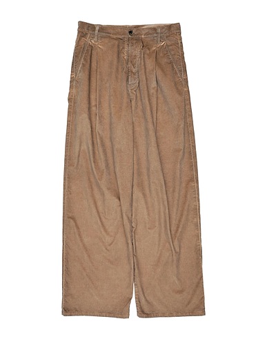 UMA WANG Casual trouser Light brown 79% Cotton, 19% Modal, 2% Elastane