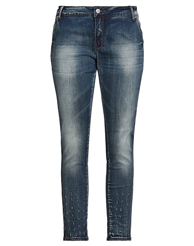 GAUDÌ Denim pants JEANS Blue 98% Cotton, 2% Elastane