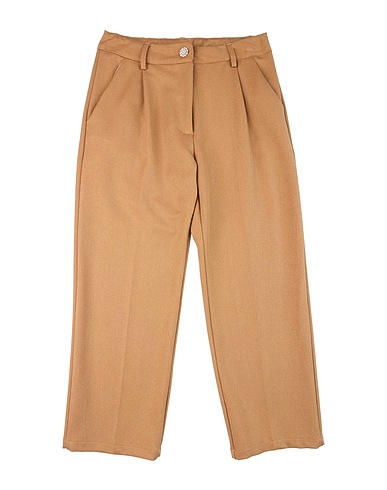 MANILA GRACE Casual trouser Camel 80% Polyester, 20% Viscose