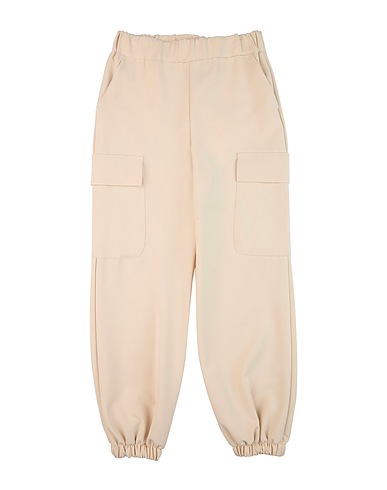 MEILISA BAI Casual pants Beige 63% Polyester, 32% Viscose, 5% Elastane