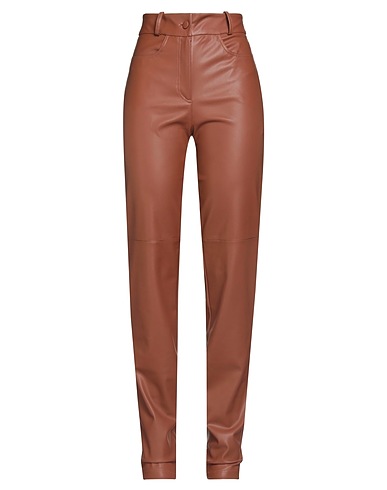 ACTUALEE Pantalone Marrone 100% Poliuretano