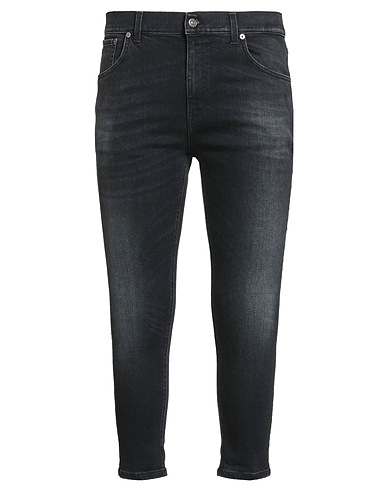 DONDUP Denim trousers Black 57% Organic cotton, 37% Modal, 4% Elastomultiester, 2% Elastane