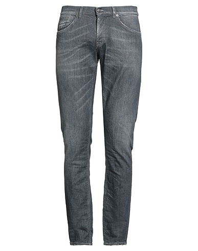 DONDUP Denim trousers Black 98% Organic cotton, 2% Elastane