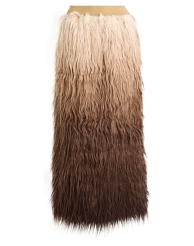 UMA WANG Long skirt Brown 80% Alpaca wool, 20% Polyester