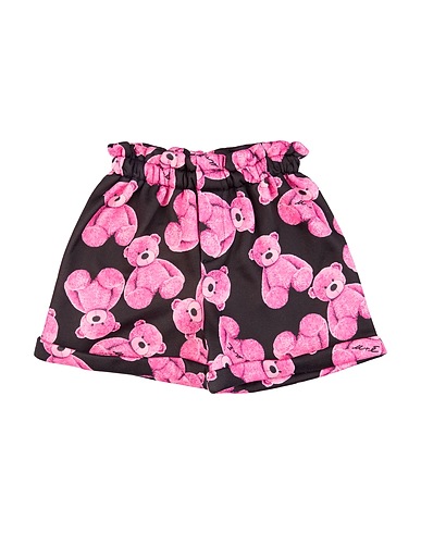U+É Shorts & Bermuda Black 70% Polyester, 30% Cotton