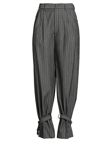 DONDUP Casual trouser Charcoal 71% Viscose, 22% Cotton, 7% Polyamide