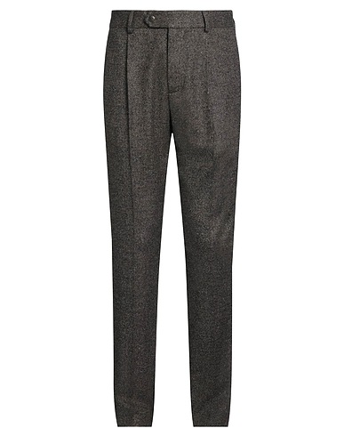 AION パンツ ダークブラウン バージンウール 50% / ウール 30% / ナイロン 20%