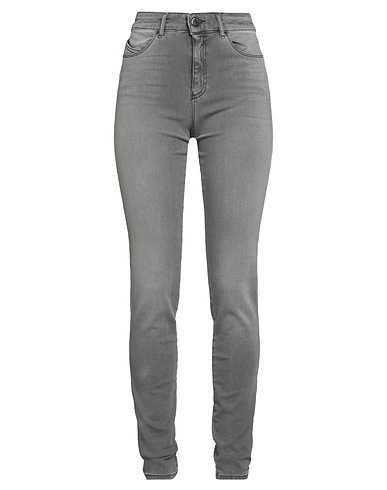 EMPORIO ARMANI Denim trousers Grey 77% Cotton, 10% Lyocell, 9% Elastomultiester, 4% Elastane
