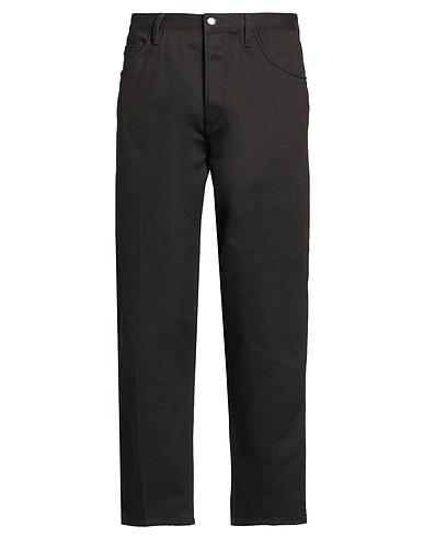 EMPORIO ARMANI Casual trouser Dark brown 100% Cotton