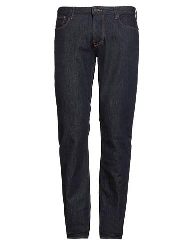 EMPORIO ARMANI Denim trousers Blue 98% Cotton, 2% Elastane