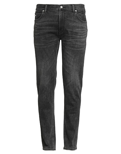 EMPORIO ARMANI Denim pants Black 64% Cotton, 25% Polyester, 10% Viscose, 1% Elastane