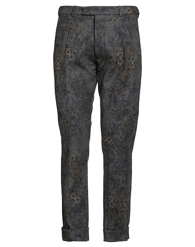 MESSAGERIE Casual trouser PATRIZIO PISCAGLIA Charcoal 70% Wool, 30% Polyester