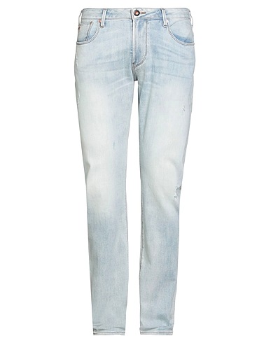 EMPORIO ARMANI Denim trousers Blue 96% Cotton, 3% Polyester, 1% Elastane