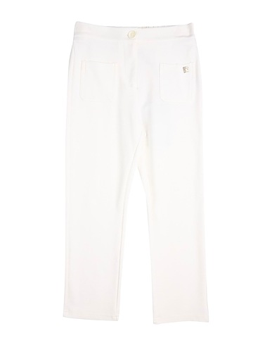 MANILA GRACE Casual pants Cream 62% Viscose, 33% Nylon, 5% Elastane