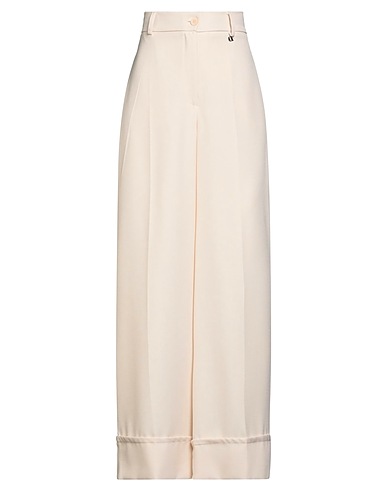 DIXIE Casual trouser Cream 100% Polyester