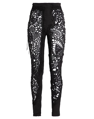 GIOVANNI CAVAGNA Casual trouser Black 100% Cotton