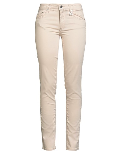 LIU •JO Casual trouser Ivory 66% Cotton, 30% Polyester, 4% Elastane