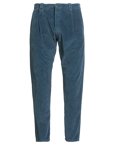 MESSAGERIE Casual pants PATRIZIO PISCAGLIA Navy 98% Cotton, 2% Elastane